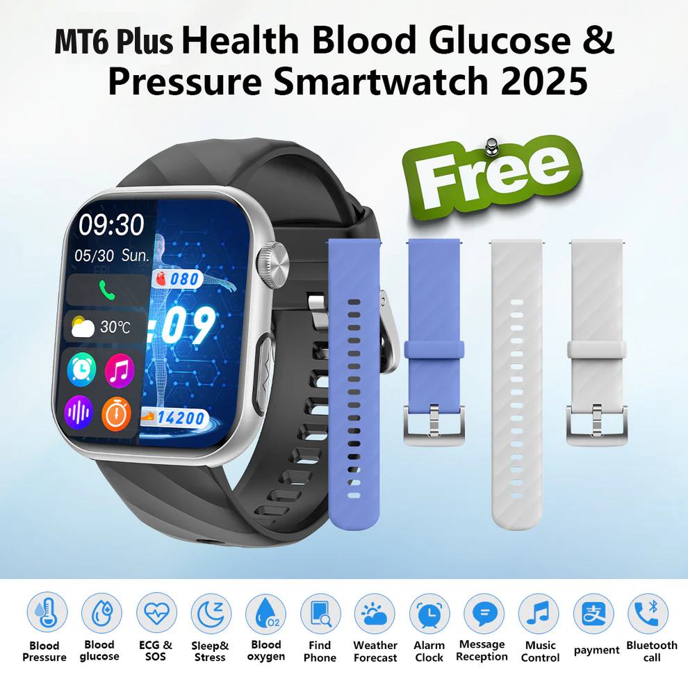 MT6 Plus Health Smartwatch